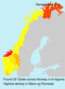 Surname Tjelde in Norway Surname Tjelde in Norway