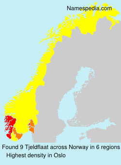 Surname Tjeldflaat in Norway Surname Tjeldflaat in Norway