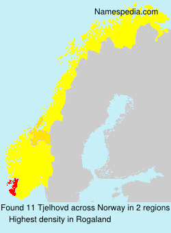 Surname Tjelhovd in Norway Surname Tjelhovd in Norway