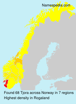 Surname Tjora in Norway Surname Tjora in Norway