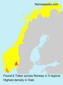 Surname Tobar in Norway Surname Tobar in Norway