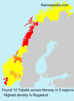 Surname Tobekk in Norway Surname Tobekk in Norway