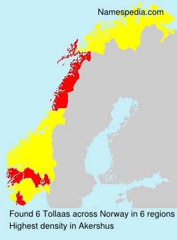 Surname Tollaas in Norway Surname Tollaas in Norway