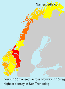 Surname Tonseth in Norway Surname Tonseth in Norway