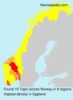 Surname Topic in Norway Surname Topic in Norway