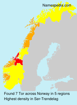 Surname Tor in Norway Surname Tor in Norway