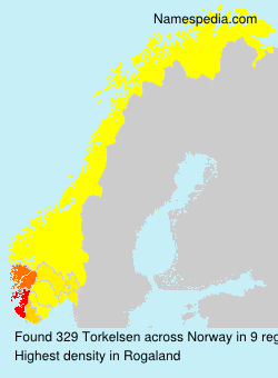 Surname Torkelsen in Norway Surname Torkelsen in Norway