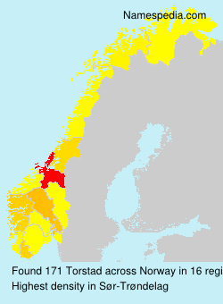 Surname Torstad in Norway Surname Torstad in Norway
