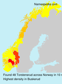 Surname Torstensrud in Norway Surname Torstensrud in Norway