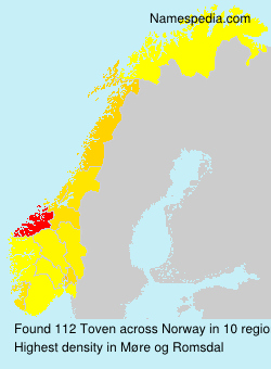 Surname Toven in Norway Surname Toven in Norway