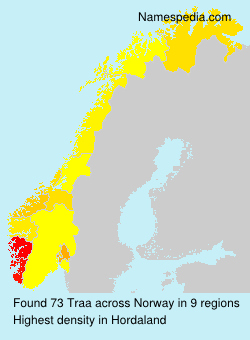 Surname Traa in Norway Surname Traa in Norway