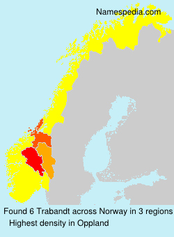Surname Trabandt in Norway Surname Trabandt in Norway