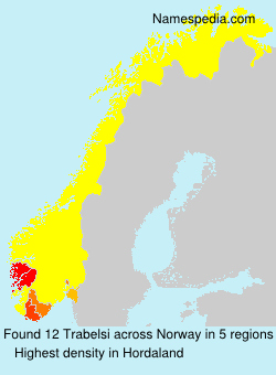 Surname Trabelsi in Norway