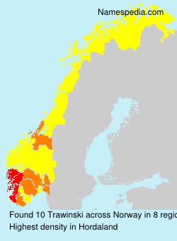 Surname Trawinski in Norway Surname Trawinski in Norway