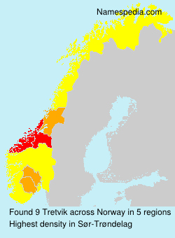 Surname Tretvik in Norway Surname Tretvik in Norway