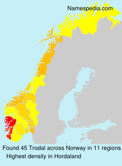 Surname Trodal in Norway Surname Trodal in Norway