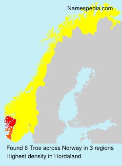 Surname Troe in Norway Surname Troe in Norway