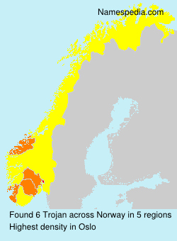 Surname Trojan in Norway Surname Trojan in Norway