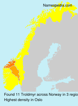 Surname Troldmyr in Norway Surname Troldmyr in Norway