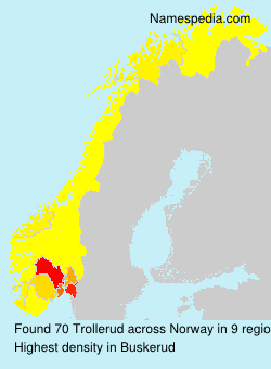 Surname Trollerud in Norway Surname Trollerud in Norway