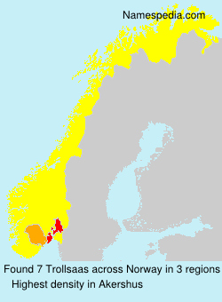 Surname Trollsaas in Norway Surname Trollsaas in Norway