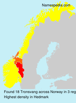 Surname Tronsvang in Norway Surname Tronsvang in Norway