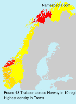 Surname Trulssen in Norway Surname Trulssen in Norway