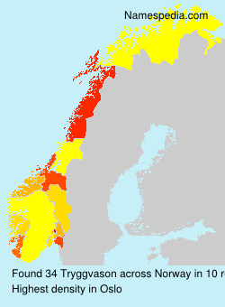 Surname Tryggvason in Norway Surname Tryggvason in Norway