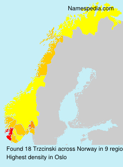 Surname Trzcinski in Norway Surname Trzcinski in Norway