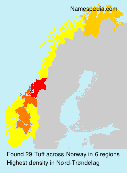 Surname Tuff in Norway Surname Tuff in Norway