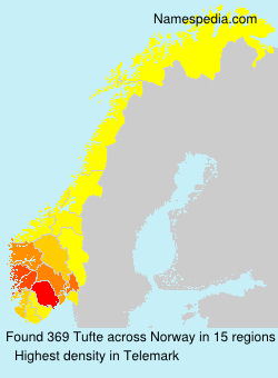 Surname Tufte in Norway
