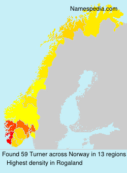Surname Turner in Norway Surname Turner in Norway