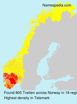 Surname Tveiten in Norway Surname Tveiten in Norway