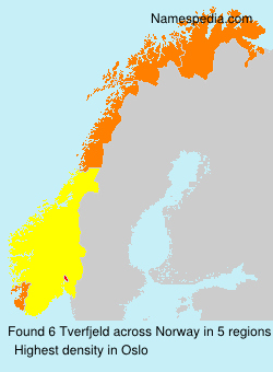 Surname Tverfjeld in Norway Surname Tverfjeld in Norway