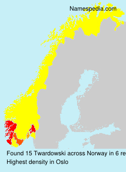 Surname Twardowski in Norway Surname Twardowski in Norway