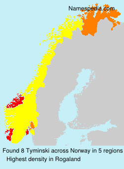 Surname Tyminski in Norway Surname Tyminski in Norway