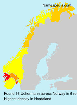 Surname Uchermann in Norway