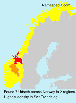 Surname Udseth in Norway Surname Udseth in Norway