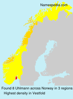 Surname Uhlmann in Norway