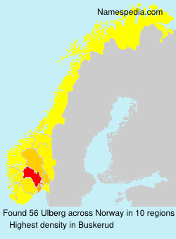 Surname Ulberg in Norway Surname Ulberg in Norway