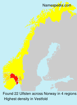 Surname Ulfsten in Norway Surname Ulfsten in Norway