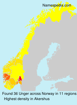 Surname Unger in Norway Surname Unger in Norway