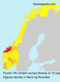Surname Unhjem in Norway Surname Unhjem in Norway