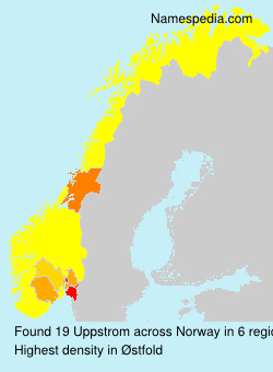 Surname Uppstrom in Norway Surname Uppstrom in Norway