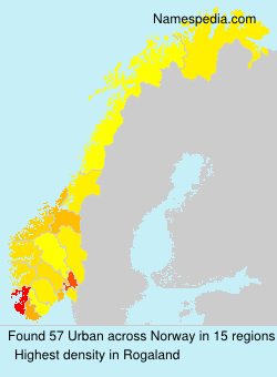 Surname Urban in Norway Surname Urban in Norway