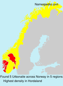 Surname Urbonaite in Norway Surname Urbonaite in Norway