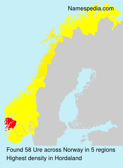 Surname Ure in Norway Surname Ure in Norway