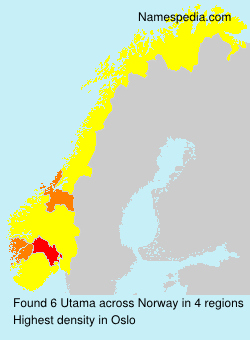 Surname Utama in Norway Surname Utama in Norway