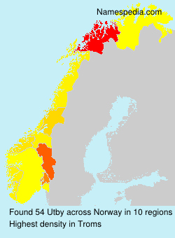 Surname Utby in Norway Surname Utby in Norway