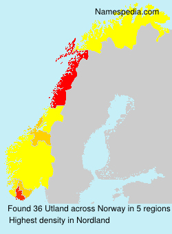 Surname Utland in Norway Surname Utland in Norway